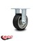 Service Caster 5 Inch Rubber on Aluminum Wheel Rigid Caster with Roller Bearing SCC-30R520-RAR - alternate 2